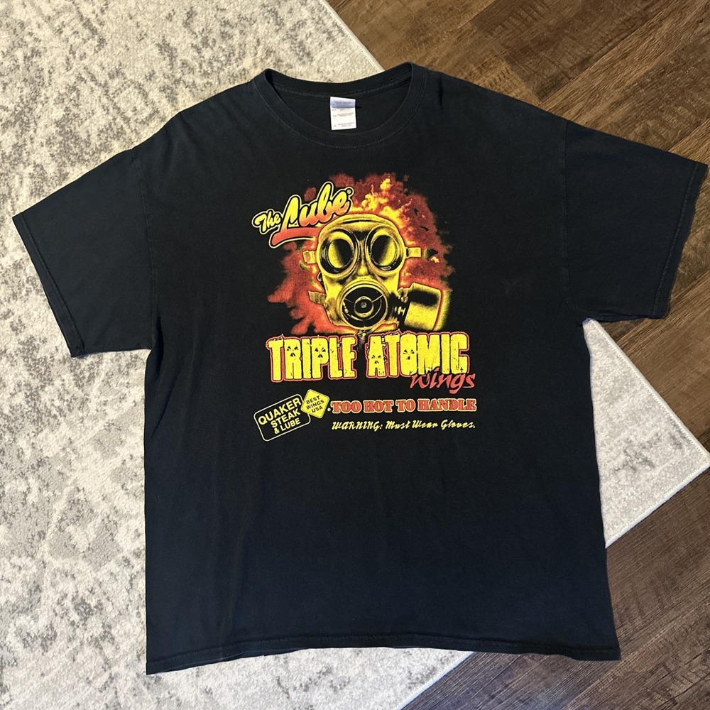 The Lube Triple Atomic Chicken Wings Doomsday Preppers  XL  T-Shirt